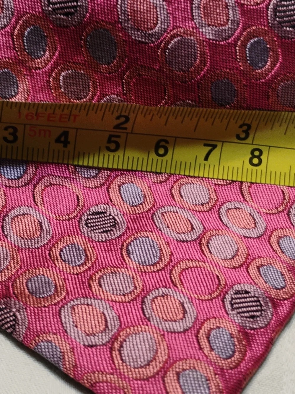 Paul Smith Pink Polka Dot Silk Tie